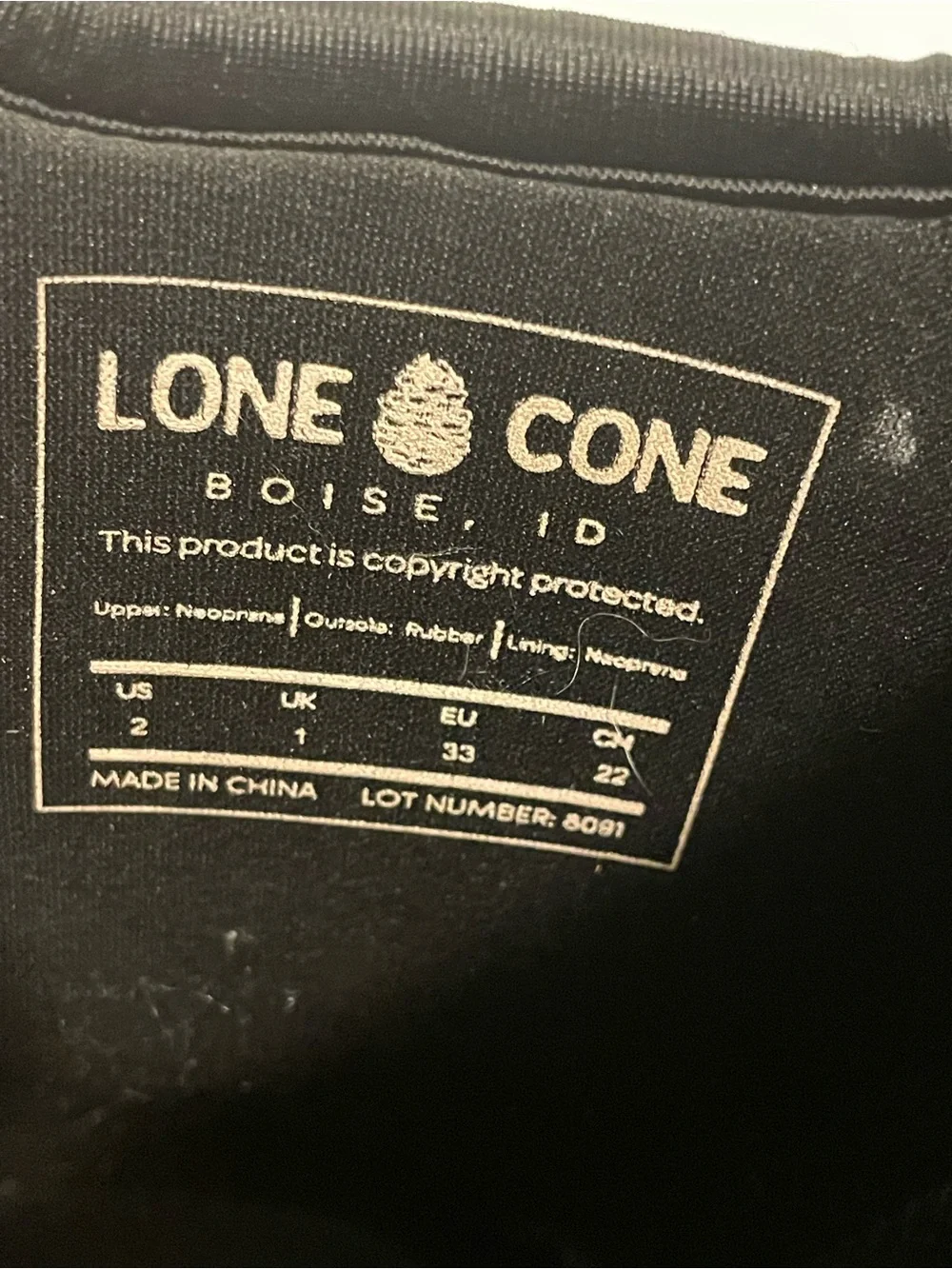 Lone Cone Brand Kid's size 2 Waterproof Winter Boots Rush Hour Mudboots Pull On